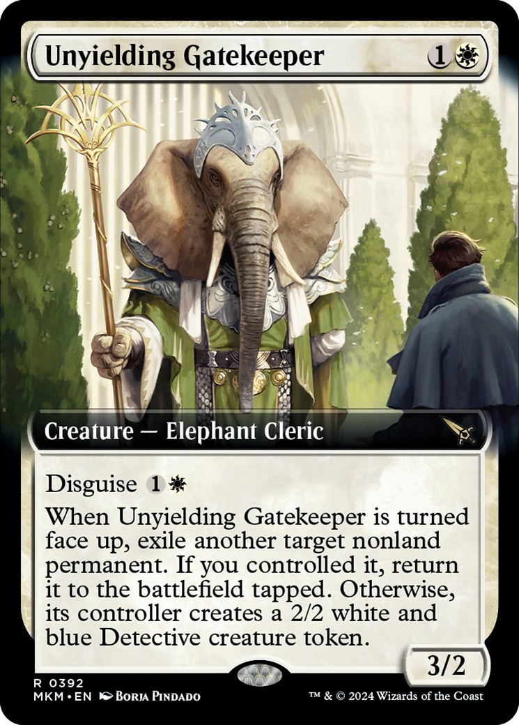 Unyielding Gatekeeper (Extended Art) [Murders at Karlov Manor] | Shuffle n Cut Hobbies & Games