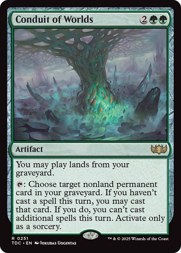 Conduit of Worlds [Tarkir: Dragonstorm Commander] | Shuffle n Cut Hobbies & Games