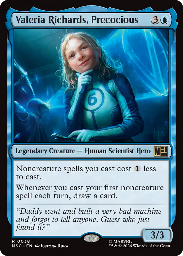 Valeria Richards, Precocious [Marvel Super Heroes Commander] | Shuffle n Cut Hobbies & Games