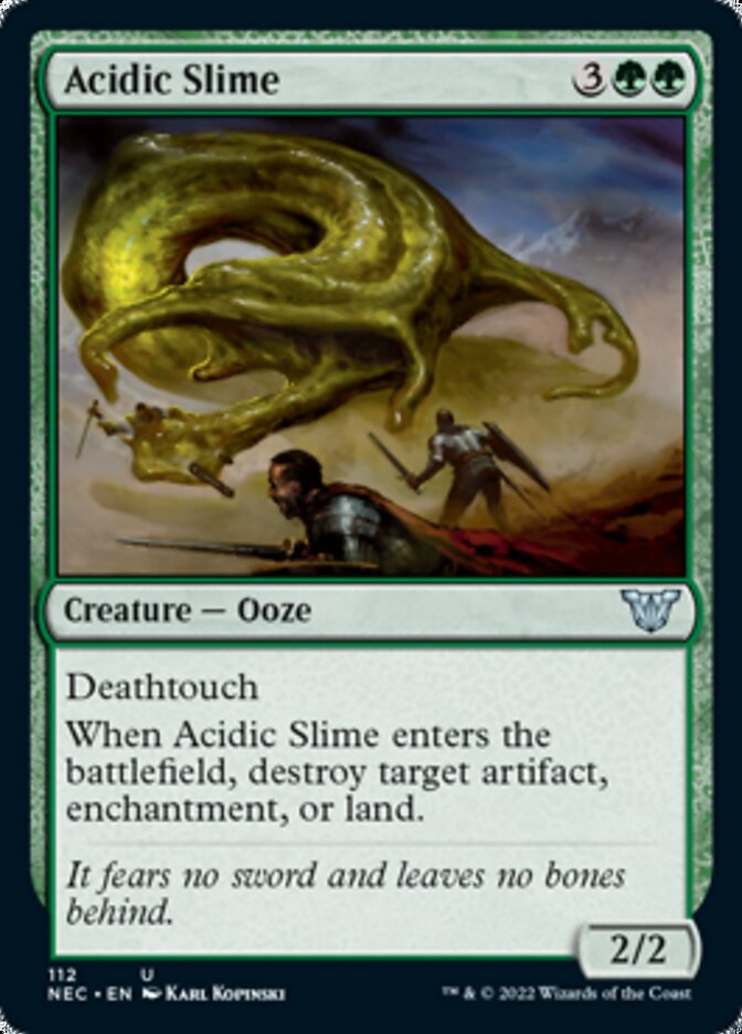 Acidic Slime [Kamigawa: Neon Dynasty Commander] | Shuffle n Cut Hobbies & Games