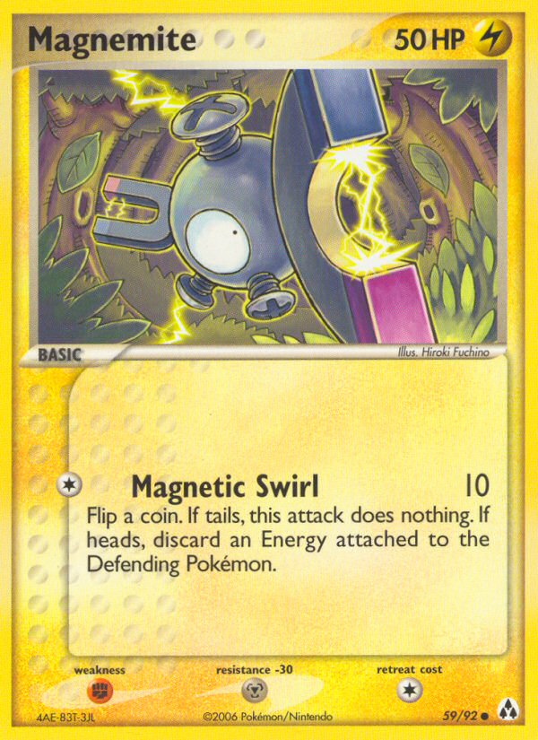 Magnemite (59/92) [EX: Legend Maker] | Shuffle n Cut Hobbies & Games