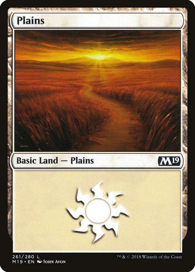 Plains (261) [Core Set 2019] | Shuffle n Cut Hobbies & Games