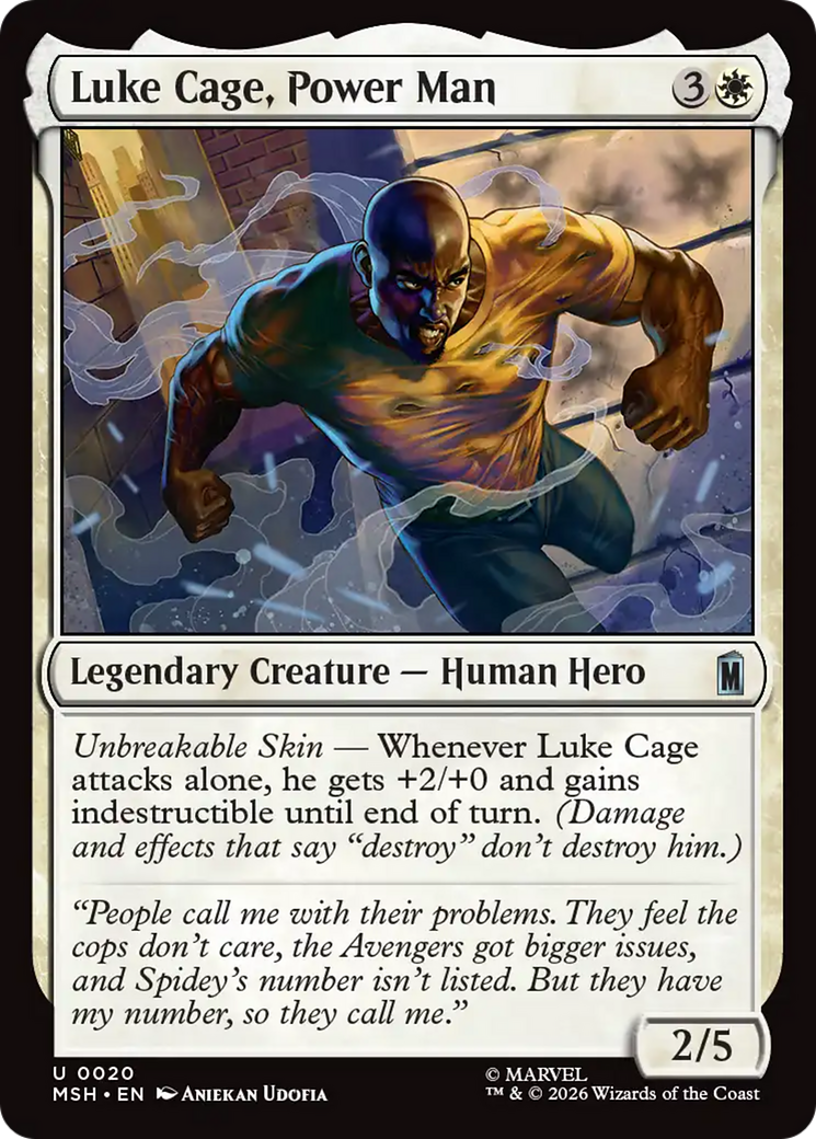 Luke Cage, Power Man [Marvel Super Heroes] | Shuffle n Cut Hobbies & Games