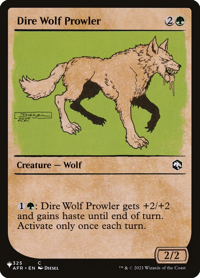 Dire Wolf Prowler (Showcase) [The List] | Shuffle n Cut Hobbies & Games