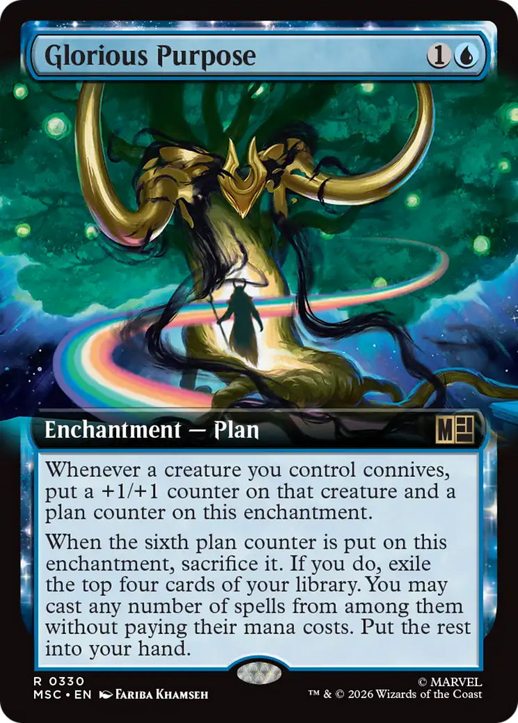 Glorious Purpose (Extended Art) [Marvel Super Heroes Commander] | Shuffle n Cut Hobbies & Games