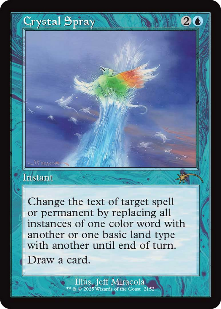 Crystal Spray (Retro Frame) [Secret Lair Drop Series] | Shuffle n Cut Hobbies & Games