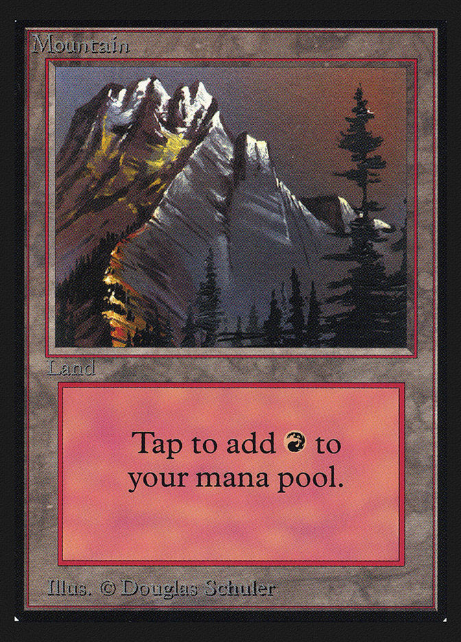 Mountain (Snow Top / Highest Point on Left) [International Collectors' Edition] | Shuffle n Cut Hobbies & Games