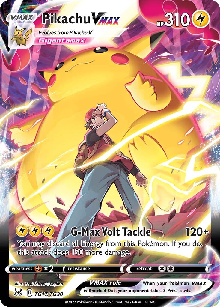 Pikachu VMAX (TG17/TG30) [Sword & Shield: Lost Origin] | Shuffle n Cut Hobbies & Games