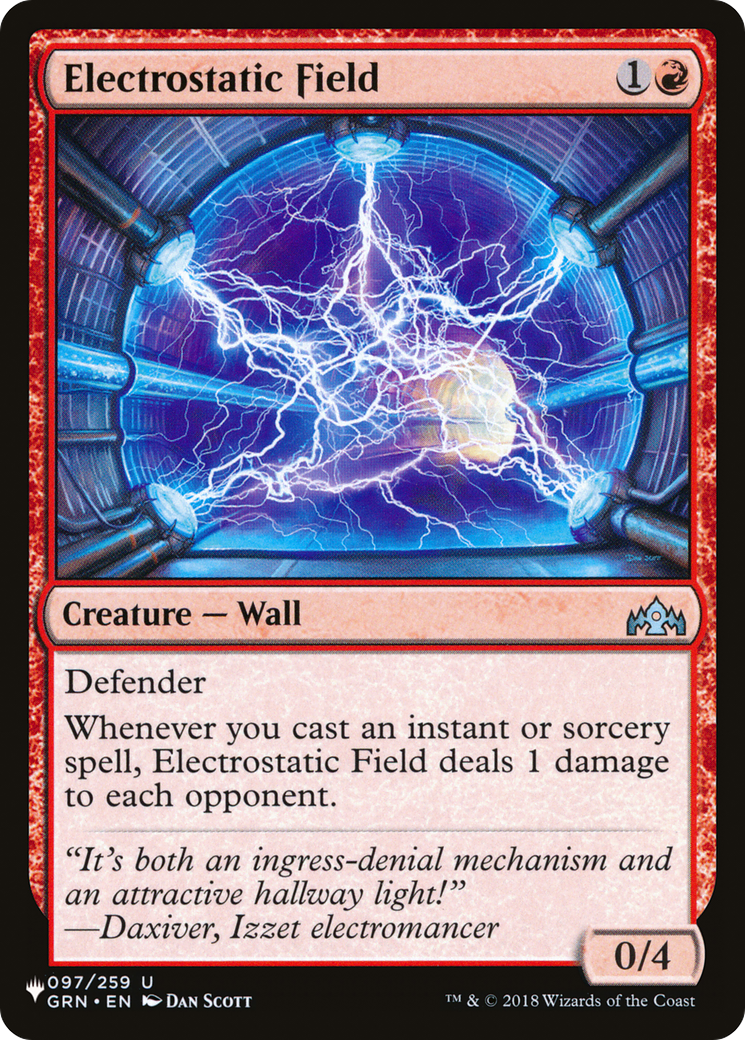 Electrostatic Field [The List] | Shuffle n Cut Hobbies & Games