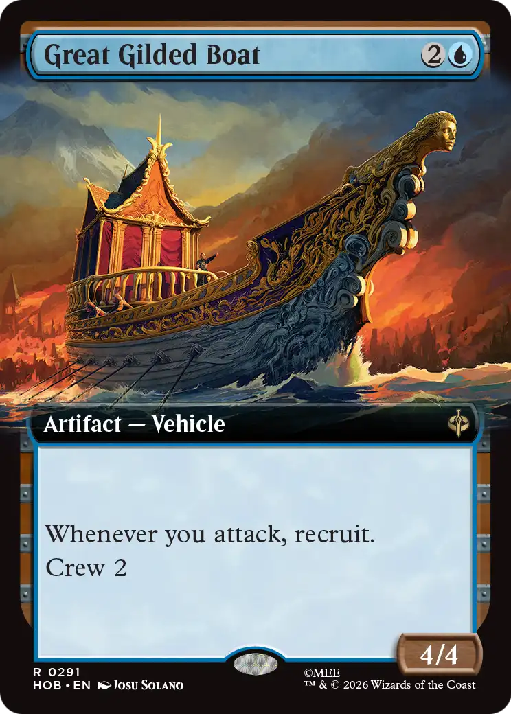 Great Gilded Boat (Extended Art) [The Hobbit] | Shuffle n Cut Hobbies & Games