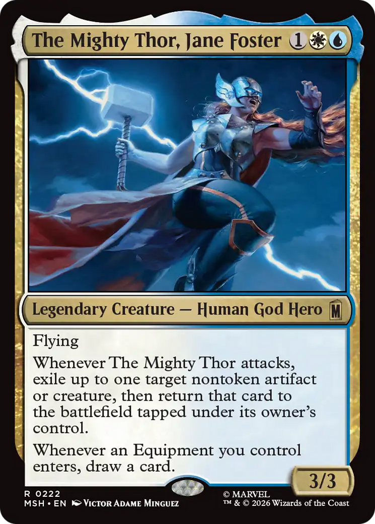 The Mighty Thor, Jane Foster [Marvel Super Heroes] | Shuffle n Cut Hobbies & Games