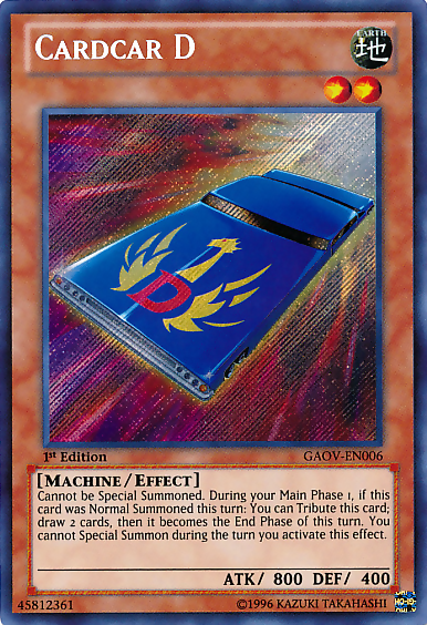 Cardcar D [GAOV-EN006] Secret Rare | Shuffle n Cut Hobbies & Games
