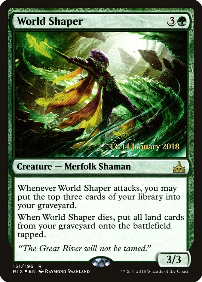 World Shaper [Rivals of Ixalan Prerelease Promos] | Shuffle n Cut Hobbies & Games