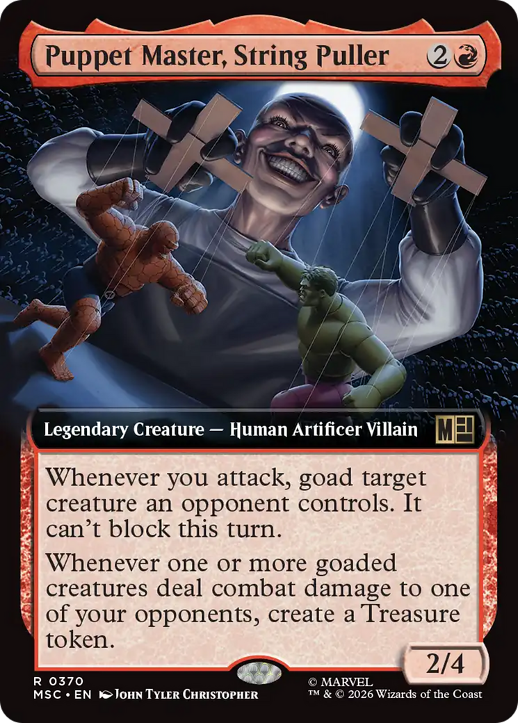 Puppet Master, String Puller (Extended Art) [Marvel Super Heroes Commander] | Shuffle n Cut Hobbies & Games