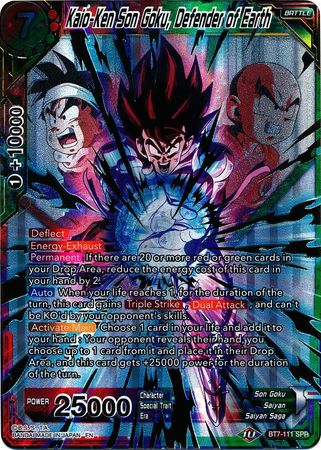 Kaio-Ken Son Goku, Defender of Earth (SPR) (BT7-111) [Assault of the Saiyans] | Shuffle n Cut Hobbies & Games