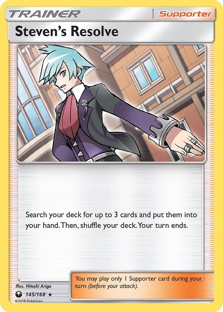 Steven's Resolve (145/168) [Sun & Moon: Celestial Storm] | Shuffle n Cut Hobbies & Games