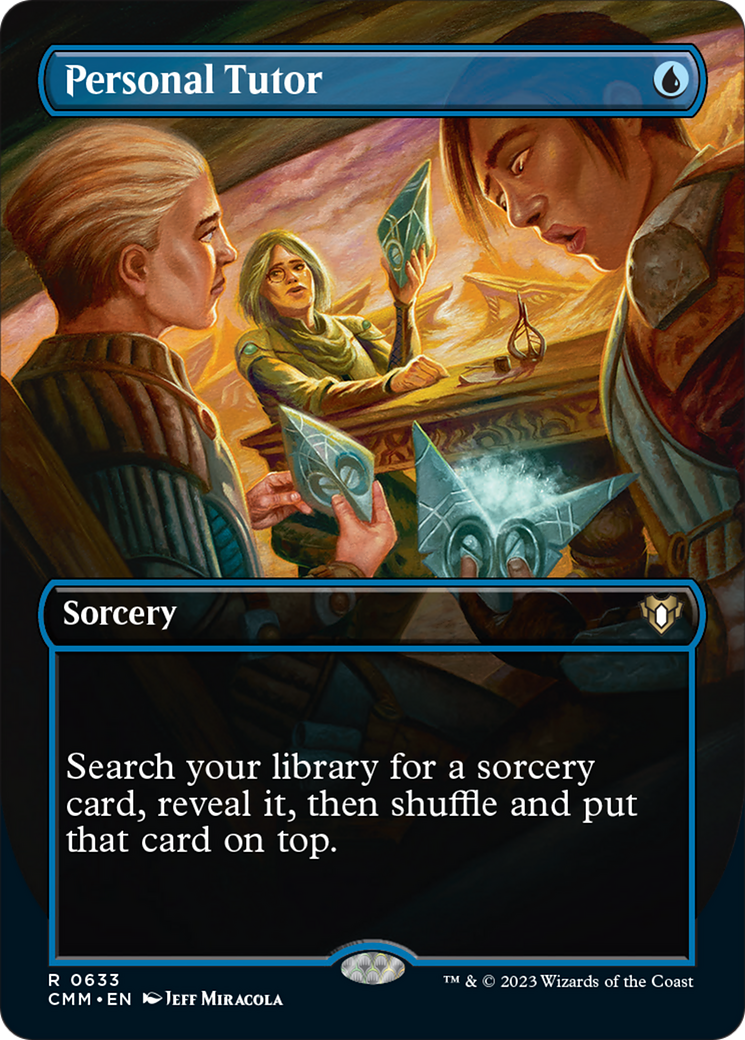Personal Tutor (Borderless) [Commander Masters] | Shuffle n Cut Hobbies & Games