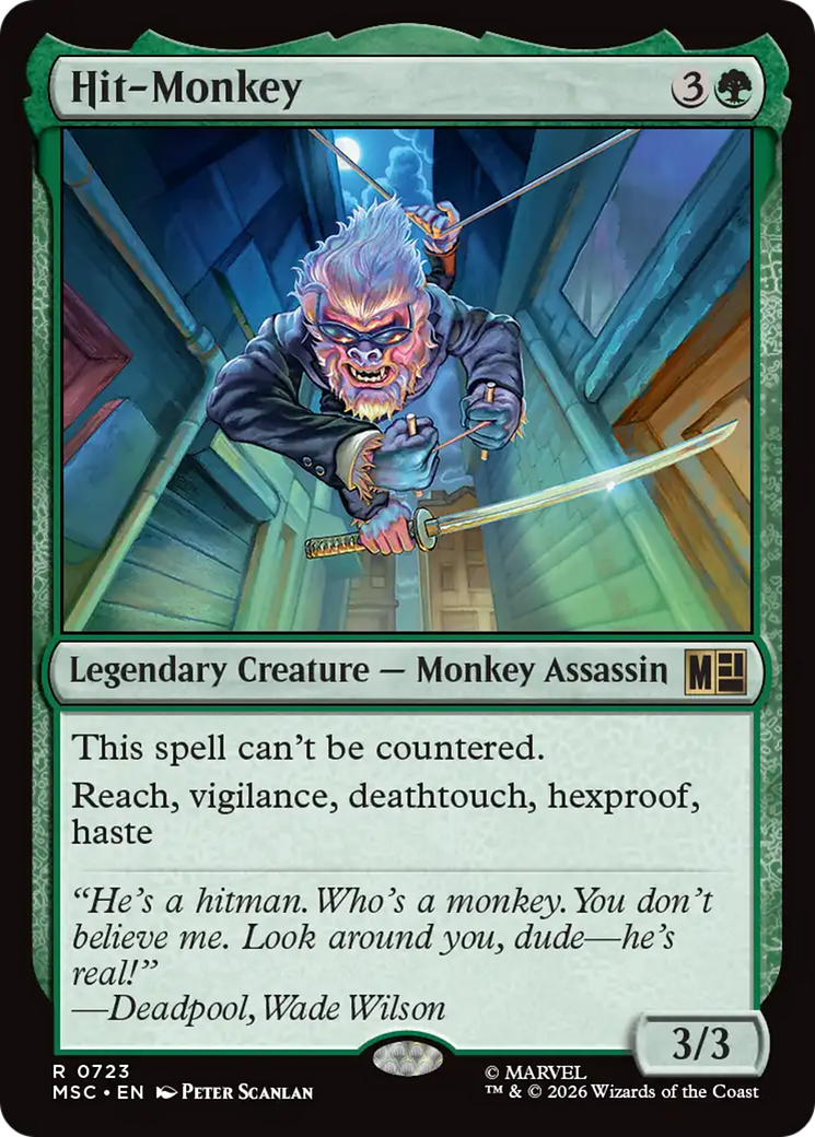 Hit-Monkey [Marvel Super Heroes Commander] | Shuffle n Cut Hobbies & Games