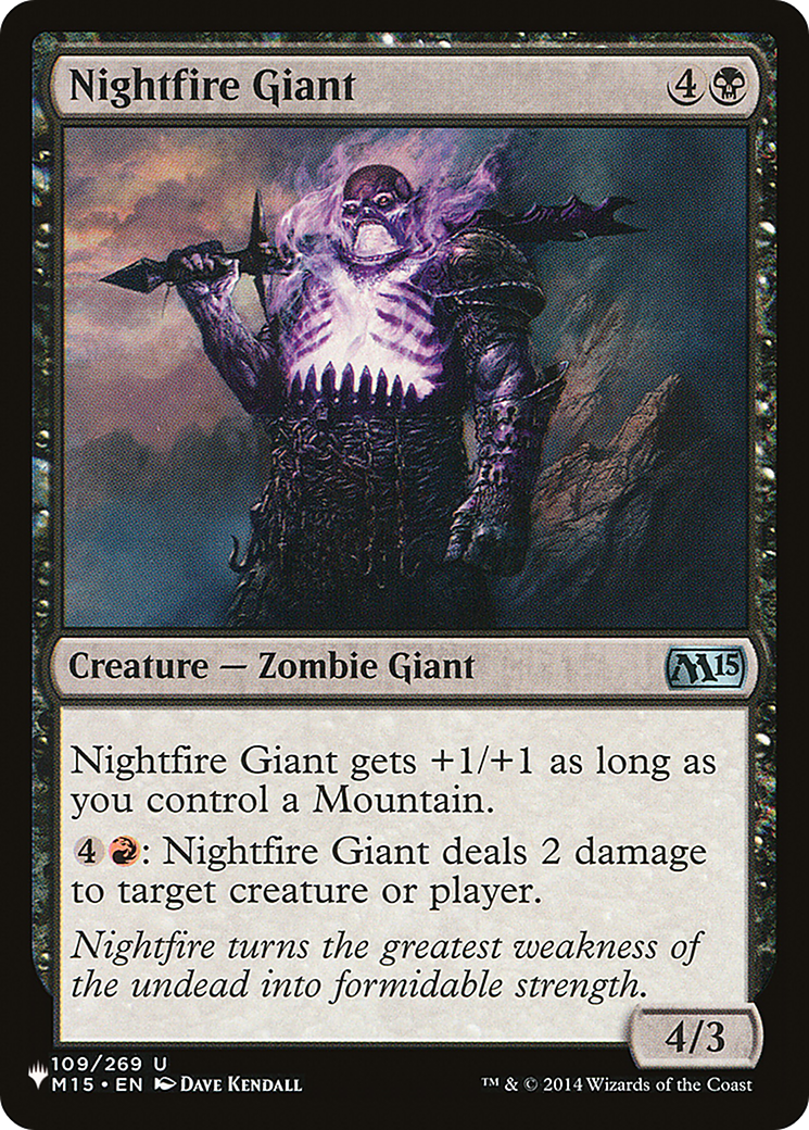 Nightfire Giant [The List] | Shuffle n Cut Hobbies & Games