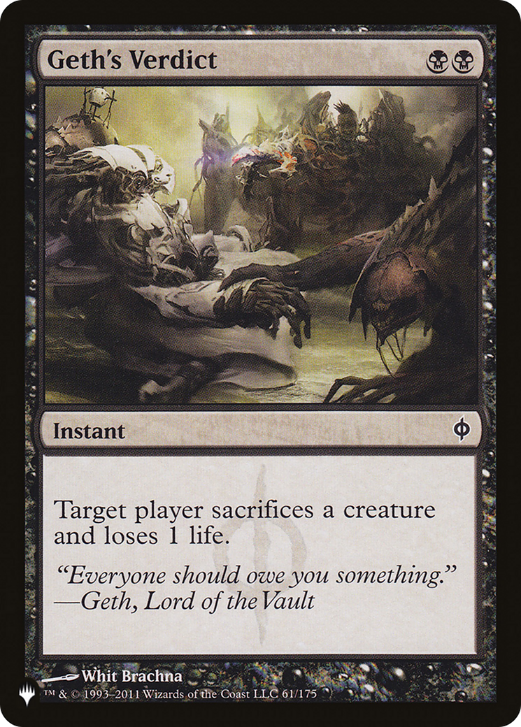 Geth's Verdict [The List] | Shuffle n Cut Hobbies & Games