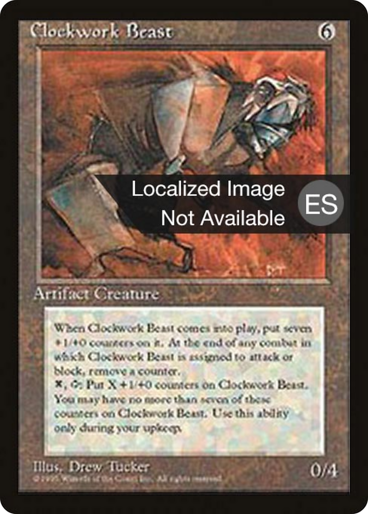 Clockwork Beast [Fourth Edition Foreign Black Border] | Shuffle n Cut Hobbies & Games