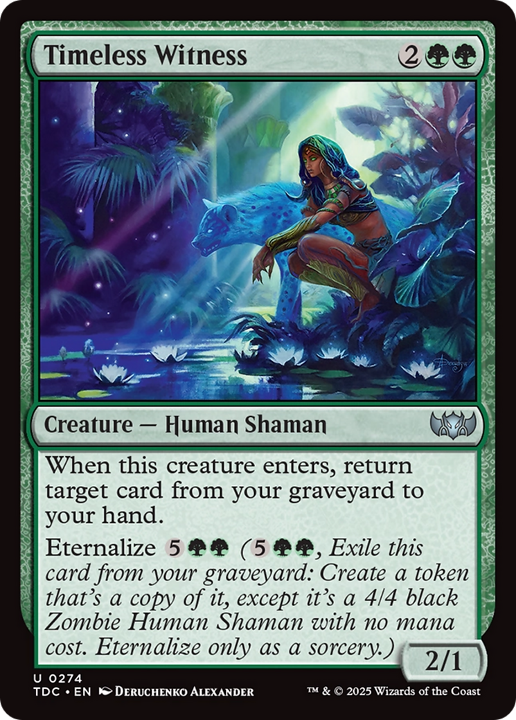 Timeless Witness [Tarkir: Dragonstorm Commander] | Shuffle n Cut Hobbies & Games