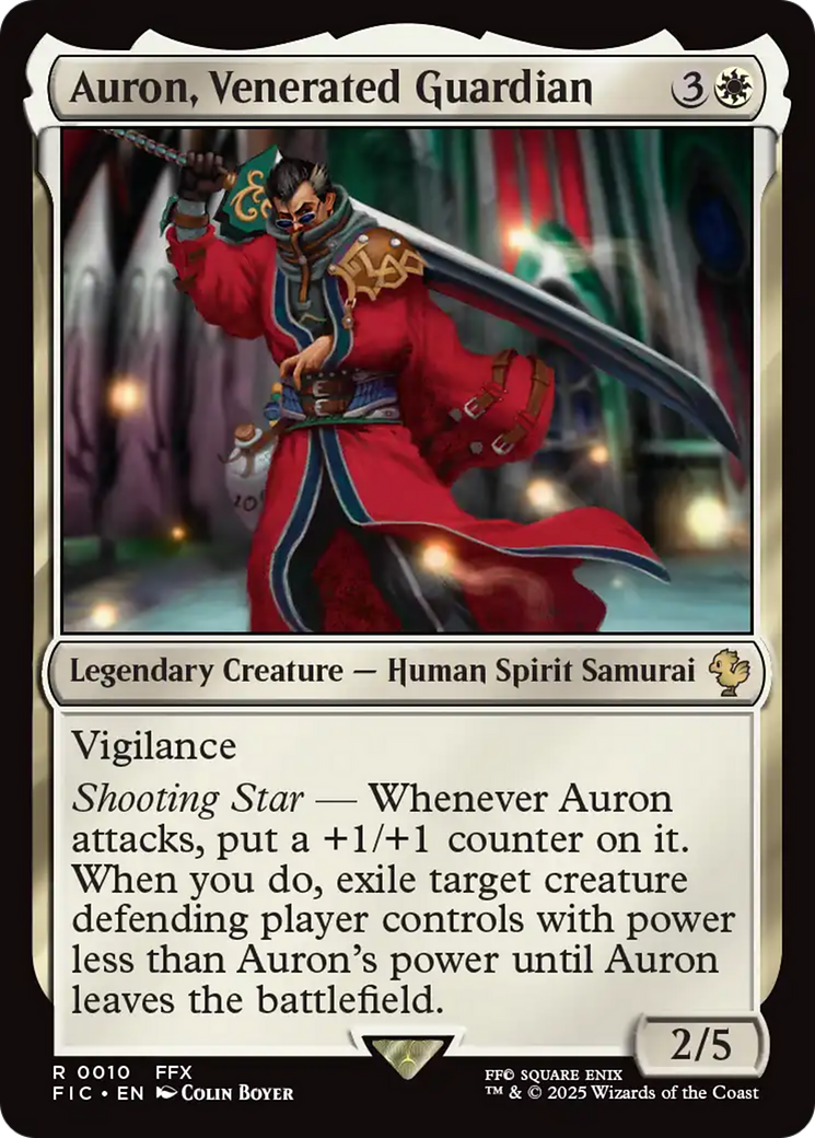 Auron, Venerated Guardian [FINAL FANTASY Commander] | Shuffle n Cut Hobbies & Games