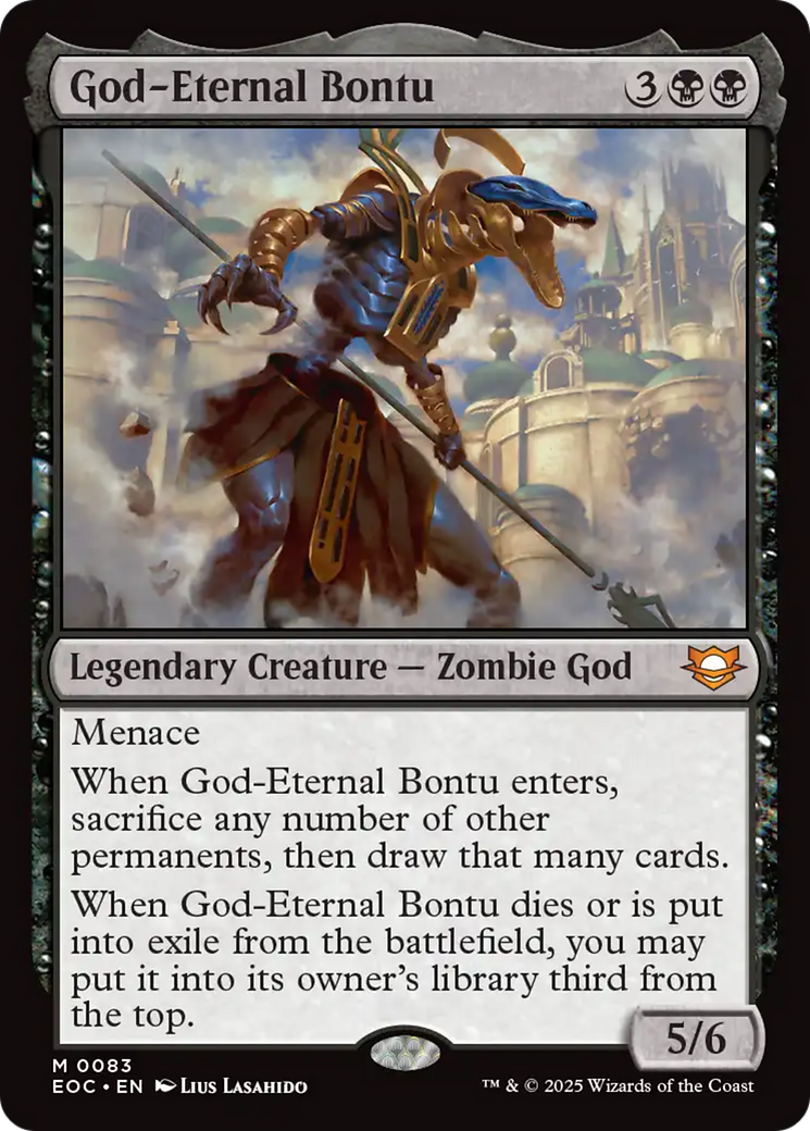 God-Eternal Bontu [Edge of Eternities Commander] | Shuffle n Cut Hobbies & Games