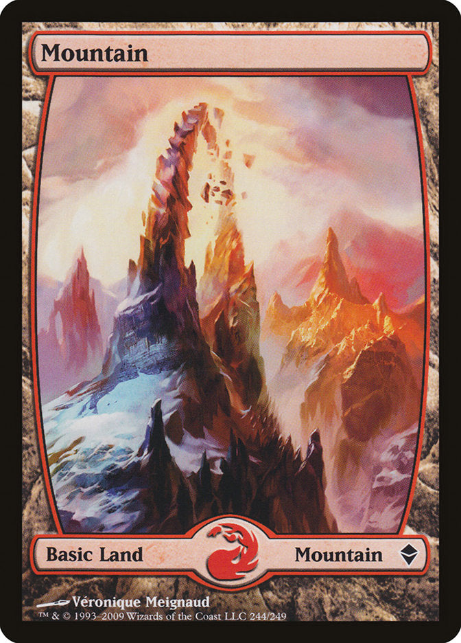 Mountain (244) [Zendikar] | Shuffle n Cut Hobbies & Games