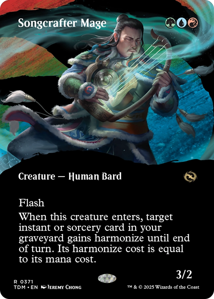 Songcrafter Mage (Borderless) [Tarkir: Dragonstorm] | Shuffle n Cut Hobbies & Games