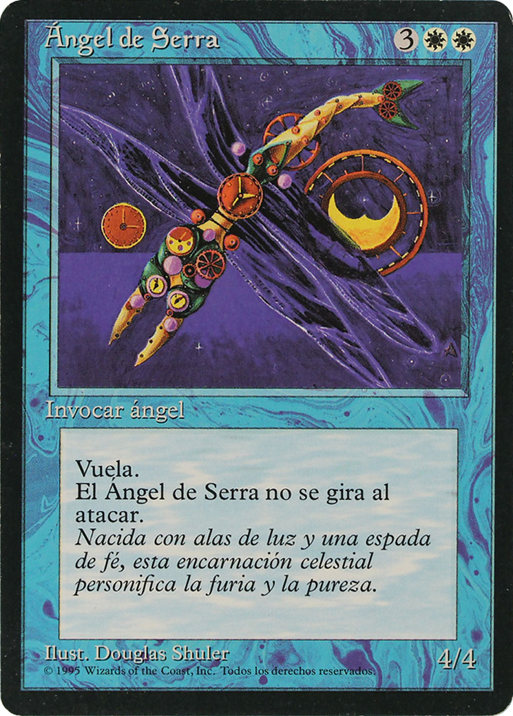 Serra Angel [Fourth Edition Foreign Black Border] | Shuffle n Cut Hobbies & Games
