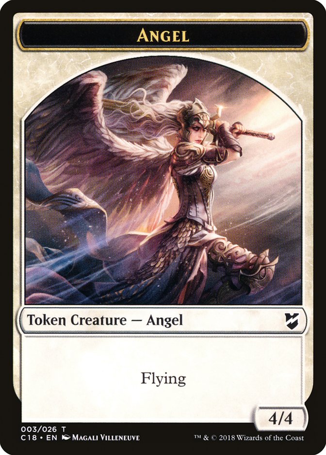 Angel Token [Commander 2018 Tokens] | Shuffle n Cut Hobbies & Games