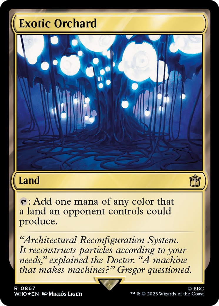 Exotic Orchard (Surge Foil) [Doctor Who] | Shuffle n Cut Hobbies & Games