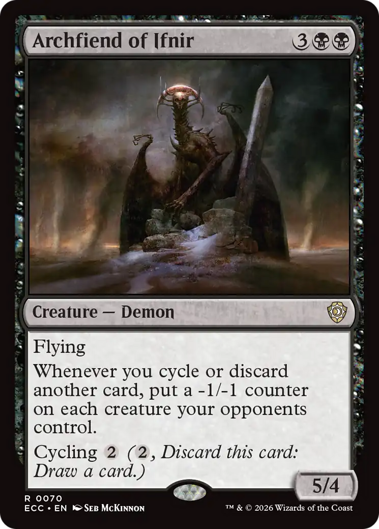 Archfiend of Ifnir [Lorwyn Eclipsed Commander] | Shuffle n Cut Hobbies & Games
