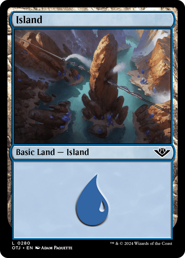 Island (0280) [Outlaws of Thunder Junction] | Shuffle n Cut Hobbies & Games
