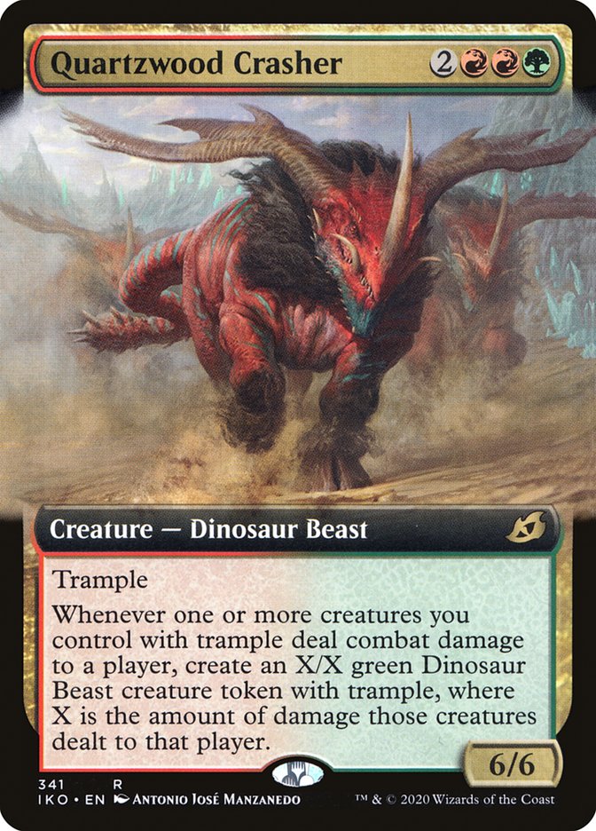 Quartzwood Crasher (Extended Art) [Ikoria: Lair of Behemoths] | Shuffle n Cut Hobbies & Games