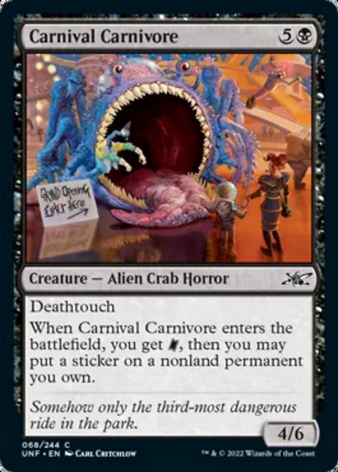 Carnival Carnivore [Unfinity] | Shuffle n Cut Hobbies & Games