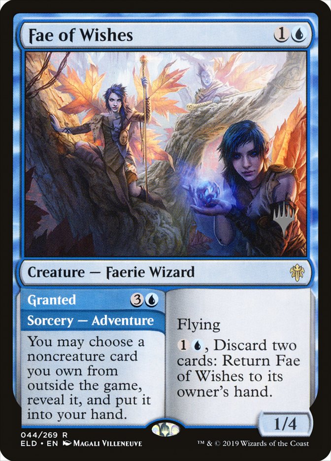 Fae of Wishes // Granted (Promo Pack) [Throne of Eldraine Promos] | Shuffle n Cut Hobbies & Games