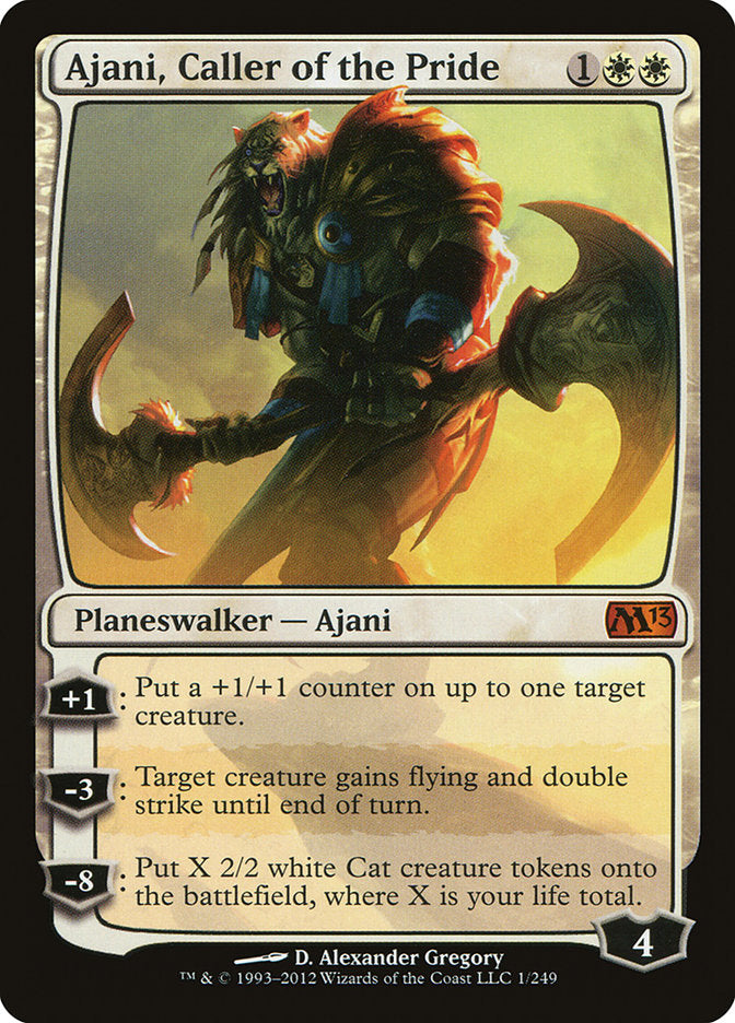 Ajani, Caller of the Pride [Magic 2013] | Shuffle n Cut Hobbies & Games