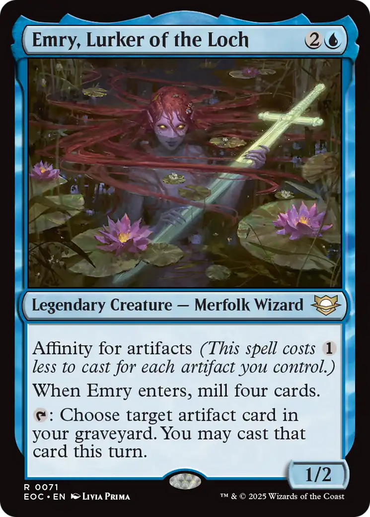 Emry, Lurker of the Loch [Edge of Eternities Commander] | Shuffle n Cut Hobbies & Games