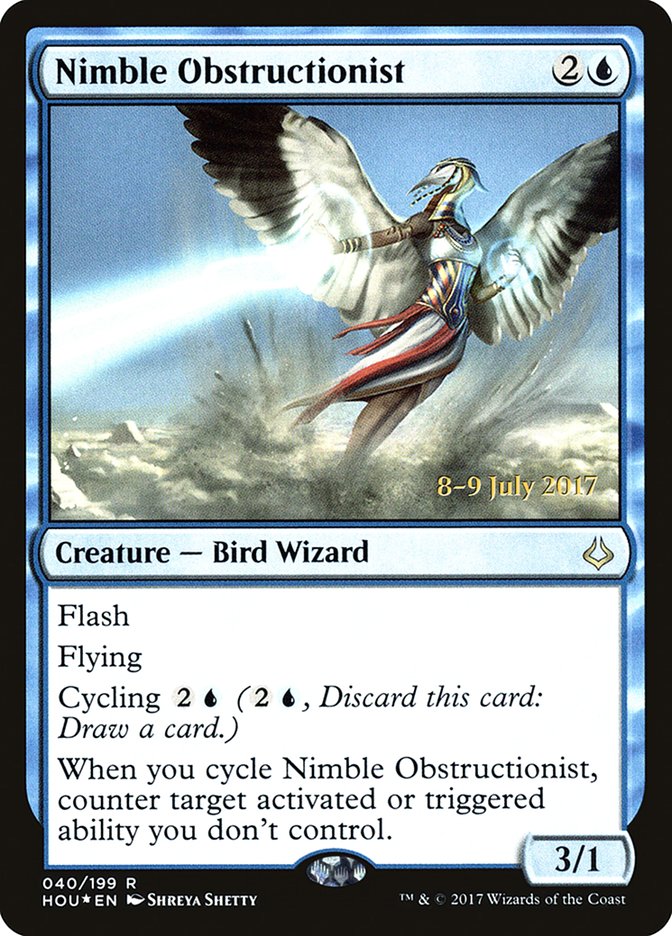 Nimble Obstructionist [Hour of Devastation Prerelease Promos] | Shuffle n Cut Hobbies & Games