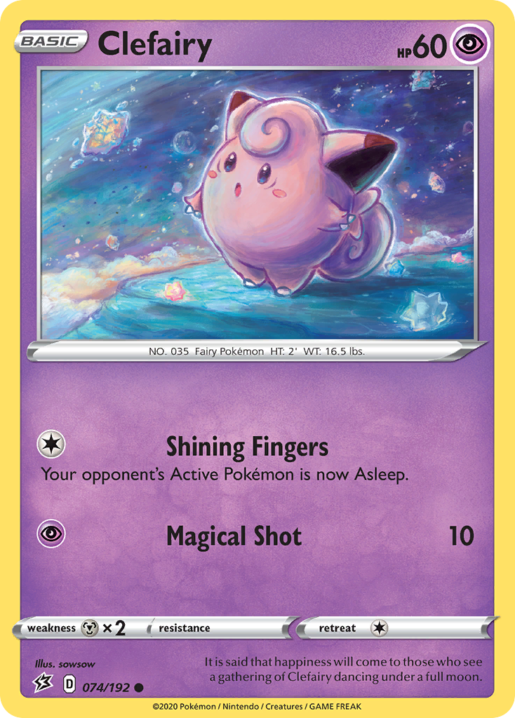 Clefairy (074/192) [Sword & Shield: Rebel Clash] | Shuffle n Cut Hobbies & Games
