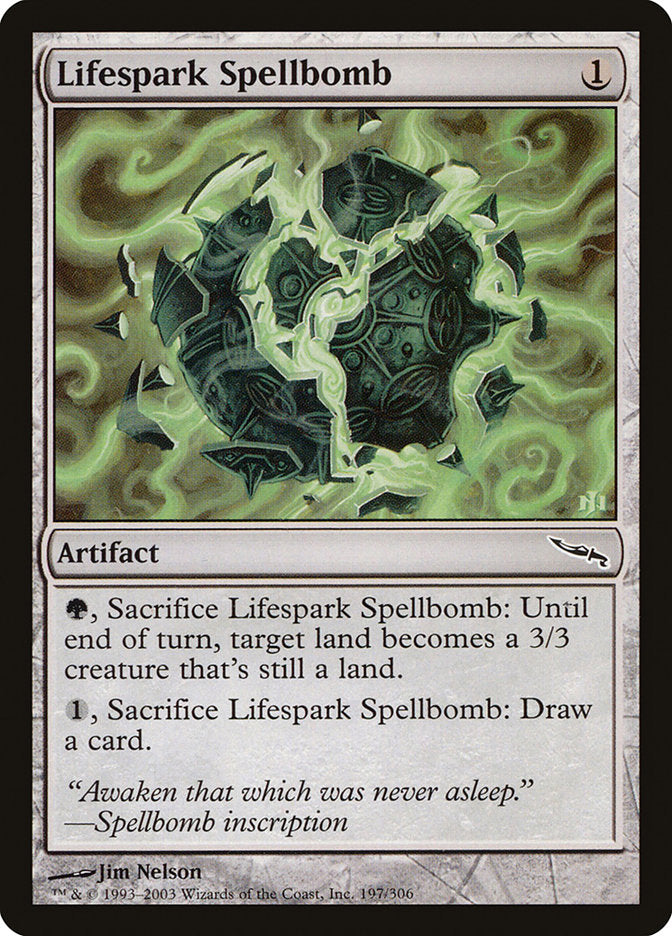 Lifespark Spellbomb [Mirrodin] | Shuffle n Cut Hobbies & Games