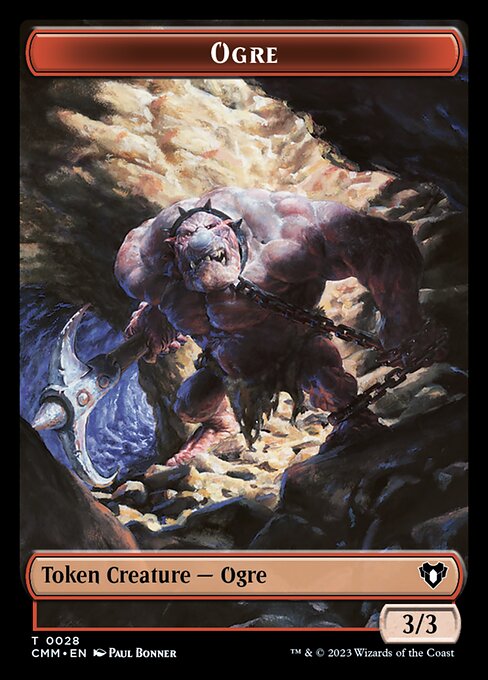Eldrazi Spawn // Ogre Double-Sided Token [Commander Masters Tokens] | Shuffle n Cut Hobbies & Games