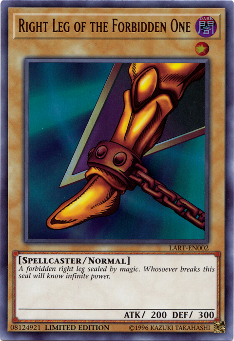 Right Leg of the Forbidden One [LART-EN002] Ultra Rare | Shuffle n Cut Hobbies & Games