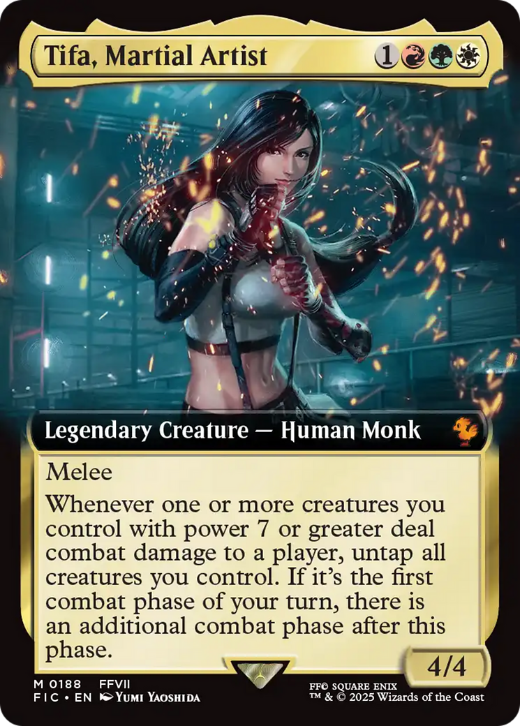 Tifa, Martial Artist (Extended Art) [FINAL FANTASY Commander] | Shuffle n Cut Hobbies & Games