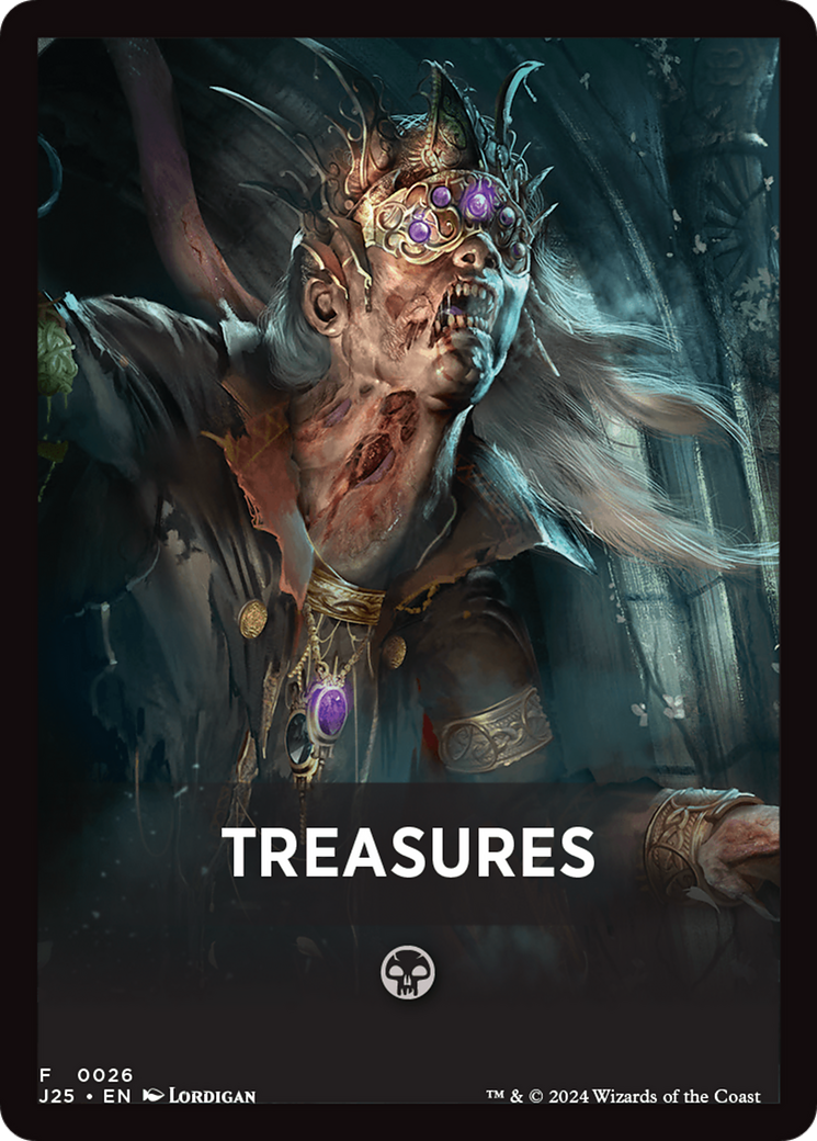Treasures Theme Card [Foundations Jumpstart Front Cards] | Shuffle n Cut Hobbies & Games