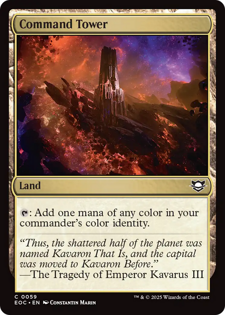 Command Tower [Edge of Eternities Commander] | Shuffle n Cut Hobbies & Games