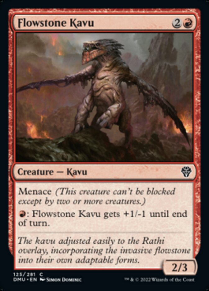 Flowstone Kavu [Dominaria United] | Shuffle n Cut Hobbies & Games