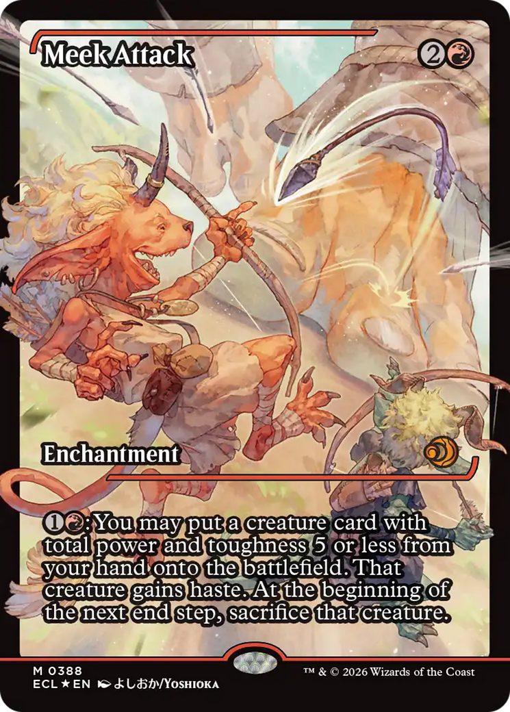 Meek Attack (388) (Showcase) [Lorwyn Eclipsed] | Shuffle n Cut Hobbies & Games